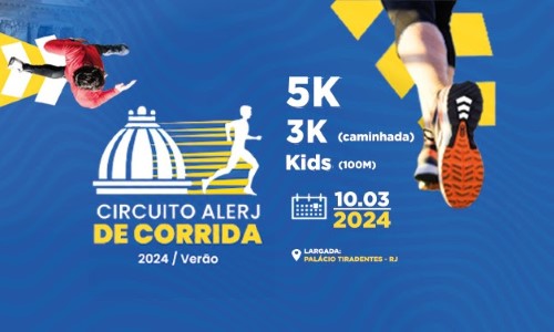   Alerj realiza neste domingo 1ª Corrida de Rua para incentivar uma vida saudável